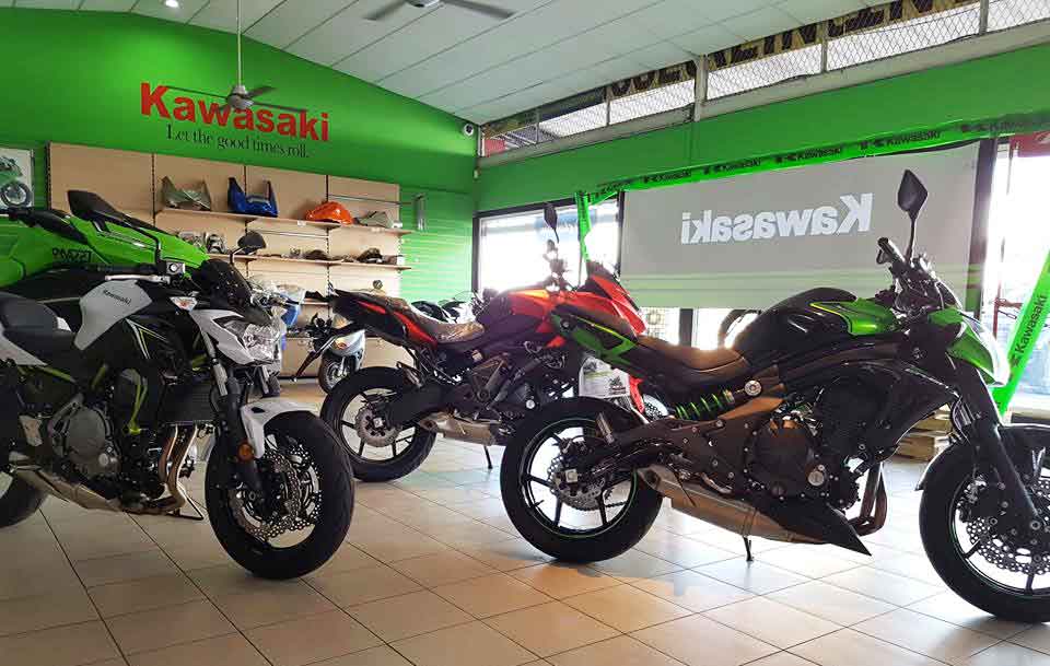 moto kawasaki tahiti